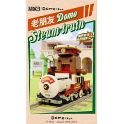 X AREA-X AB-002 non  TÀU CHẠY BẰNG HƠI NƯỚC bộ đồ chơi xếp lắp ráp ghép mô hình STEAM TRAIN