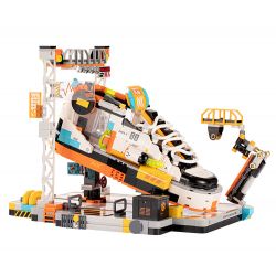 X AREA-X AX0030 0030 non  TRẠM ĐẾ GIÀY HỢP THỜI TRANG tỷ lệ 1:1 bộ đồ chơi xếp lắp ráp ghép mô hình Creator SNEAKER FACTORY Sáng Tạo