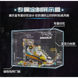 X AREA-X AX0030 0030 non  TRẠM ĐẾ GIÀY HỢP THỜI TRANG tỷ lệ 1:1 bộ đồ chơi xếp lắp ráp ghép mô hình Creator SNEAKER FACTORY Sáng Tạo