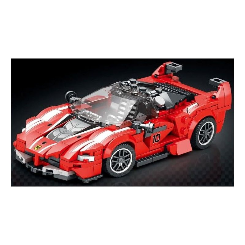 REOBRIX 686 non  FERRARI FXX-K V2 bộ đồ chơi xếp lắp ráp ghép mô hình  Kỹ Thuật Công Nghệ Cao Mô Hình Phương Tiện 392 khối