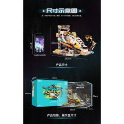 X AREA-X AX0030 0030 non  TRẠM ĐẾ GIÀY HỢP THỜI TRANG tỷ lệ 1:1 bộ đồ chơi xếp lắp ráp ghép mô hình Creator SNEAKER FACTORY Sáng Tạo
