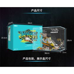 X AREA-X AX0030 0030 non  TRẠM ĐẾ GIÀY HỢP THỜI TRANG tỷ lệ 1:1 bộ đồ chơi xếp lắp ráp ghép mô hình Creator SNEAKER FACTORY Sáng Tạo