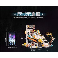 X AREA-X AX0030 0030 non  TRẠM ĐẾ GIÀY HỢP THỜI TRANG tỷ lệ 1:1 bộ đồ chơi xếp lắp ráp ghép mô hình Creator SNEAKER FACTORY Sáng Tạo