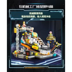 X AREA-X AX0030 0030 non  TRẠM ĐẾ GIÀY HỢP THỜI TRANG tỷ lệ 1:1 bộ đồ chơi xếp lắp ráp ghép mô hình Creator SNEAKER FACTORY Sáng Tạo