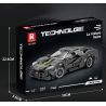 REOBRIX 685 non  BUGATTI CHIẾC XE MÀU ĐEN bộ đồ chơi xếp lắp ráp ghép mô hình Speed Champions Racing Cars BUGATTI LA VOITURE NOIRE Đua Xe Công Thức 339 khối