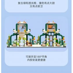 JAKI JK2362 2362 non  NHẠC VIỆN MONET bộ đồ chơi xếp lắp ráp ghép mô hình 502 khối