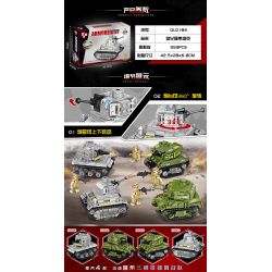 ZHEGAO QL0184 0184 non  XE TĂNG THEO DÕI ĐÈN HIỆU bộ đồ chơi xếp lắp ráp ghép mô hình Military Army ARMORED FIST Quân Sự Bộ Đội 353 khối