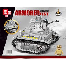 ZHEGAO QL0184 0184 non  XE TĂNG THEO DÕI ĐÈN HIỆU bộ đồ chơi xếp lắp ráp ghép mô hình Military Army ARMORED FIST Quân Sự Bộ Đội 353 khối
