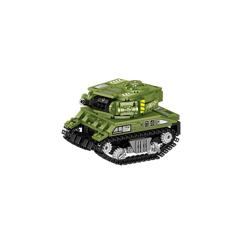 ZHEGAO QL0183 0183 non Lego BỂ THEO DÕI PHÍ bộ đồ chơi xếp lắp ráp ghép mô hình Military Army ARMORED FIST Quân Sự Bộ Đội 337 khối