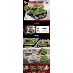 ZHEGAO QL0183 0183 non  BỂ THEO DÕI PHÍ bộ đồ chơi xếp lắp ráp ghép mô hình Military Army ARMORED FIST Quân Sự Bộ Đội 337 khối