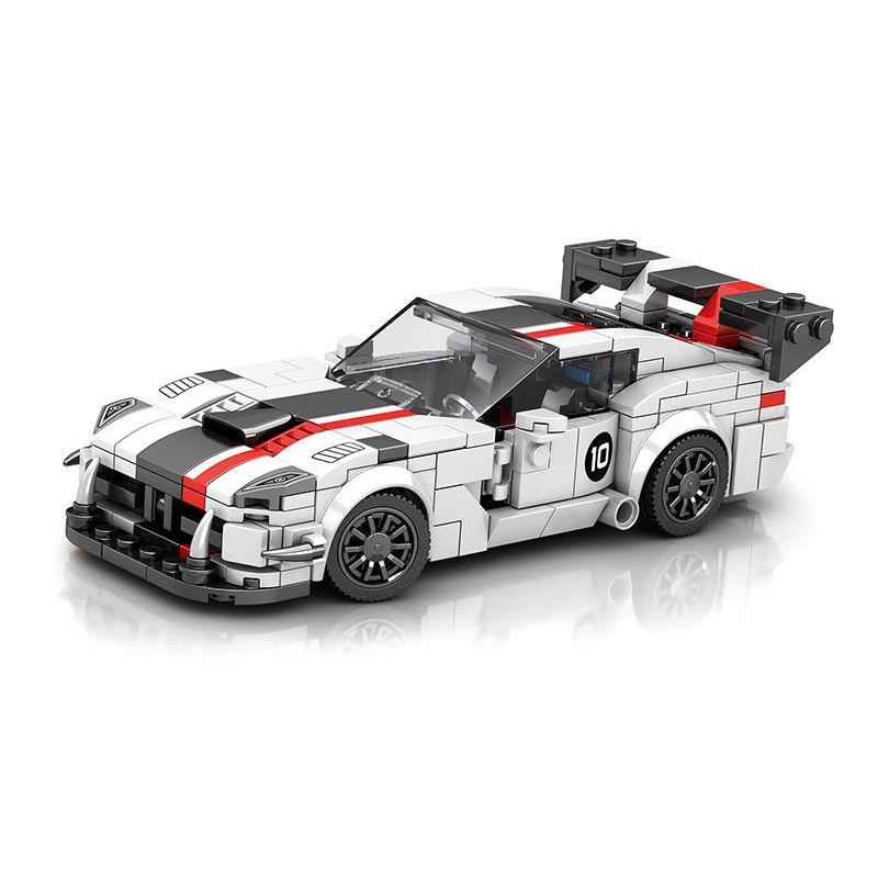REOBRIX 683 non Lego DODGE VIPER bộ đồ chơi xếp lắp ráp ghép mô hình Speed Champions Racing Cars Đua Xe Công Thức 419 khối