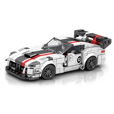 REOBRIX 683 non  DODGE VIPER bộ đồ chơi xếp lắp ráp ghép mô hình Speed Champions Racing Cars Đua Xe Công Thức 419 khối