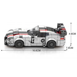 REOBRIX 683 non  DODGE VIPER bộ đồ chơi xếp lắp ráp ghép mô hình Speed Champions Racing Cars Đua Xe Công Thức 419 khối