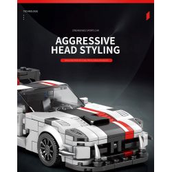 REOBRIX 683 non  DODGE VIPER bộ đồ chơi xếp lắp ráp ghép mô hình Speed Champions Racing Cars Đua Xe Công Thức 419 khối