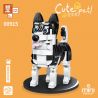 ZHEGAO 00915 non  HUSKY SIBERIA bộ đồ chơi xếp lắp ráp ghép mô hình CUTE PET SIBERIAN HUSKY 217 khối