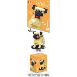 ZHEGAO 00913 non  SHAR PEI TRUNG QUỐC bộ đồ chơi xếp lắp ráp ghép mô hình CUTE PET CHINESE SHAR PEI 171 khối