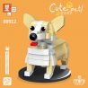 ZHEGAO 00912 non  CHÓ CORGI XỨ WALES bộ đồ chơi xếp lắp ráp ghép mô hình CUTE PET WELSH CORGI PEMBROKE 176 khối