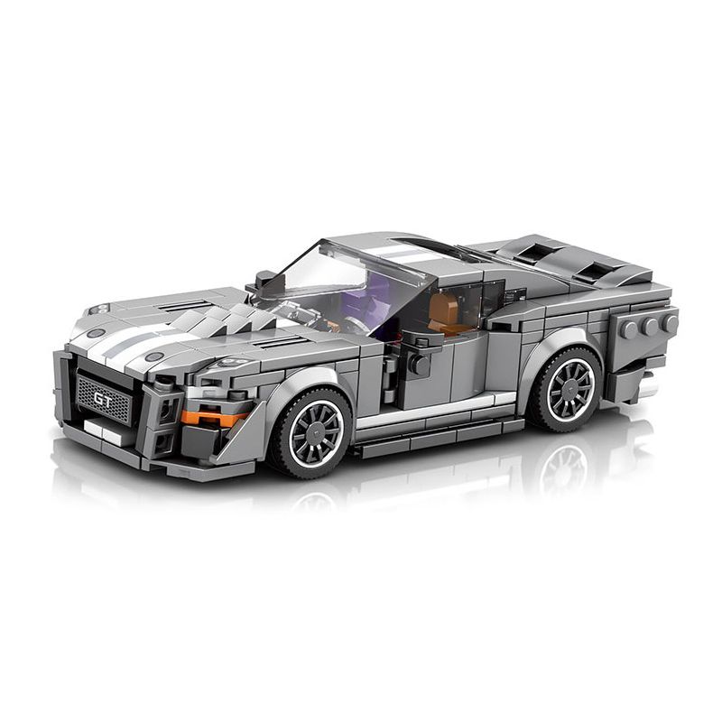 REOBRIX 682 non Lego MUSTANG RẮN HỔ MANG GT500 bộ đồ chơi xếp lắp ráp ghép mô hình Speed Champions Racing Cars SHELBY GT500 Đua Xe Công Thức 476 khối
