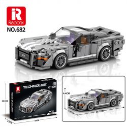 REOBRIX 682 non  MUSTANG RẮN HỔ MANG GT500 bộ đồ chơi xếp lắp ráp ghép mô hình Speed Champions Racing Cars SHELBY GT500 Đua Xe Công Thức 476 khối