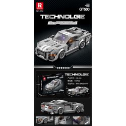 REOBRIX 682 non  MUSTANG RẮN HỔ MANG GT500 bộ đồ chơi xếp lắp ráp ghép mô hình Speed Champions Racing Cars SHELBY GT500 Đua Xe Công Thức 476 khối