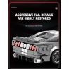 REOBRIX 682 non  MUSTANG RẮN HỔ MANG GT500 bộ đồ chơi xếp lắp ráp ghép mô hình Speed Champions Racing Cars SHELBY GT500 Đua Xe Công Thức 476 khối