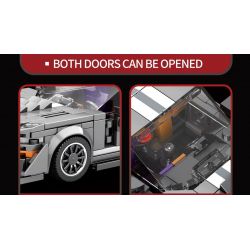 REOBRIX 682 non  MUSTANG RẮN HỔ MANG GT500 bộ đồ chơi xếp lắp ráp ghép mô hình Speed Champions Racing Cars SHELBY GT500 Đua Xe Công Thức 476 khối