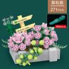 ZUANMA 097A 097B 097C 097D non  MỌNG NƯỚC bộ đồ chơi xếp lắp ráp ghép mô hình Flowers SUCCULENT Hoa 1105 khối