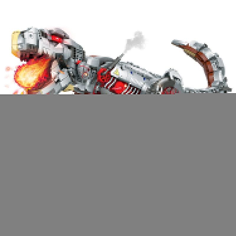 LINOOS LN4100 4100 non Lego NGƯỜI MÁY TYRANNOSAURUS REX bộ đồ chơi xếp lắp ráp ghép mô hình Creator Expert SEMI MECHANICAL TYRANNOSAURUS REX Chuyên Gia Sáng Tạo 1954 khối