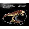 LINOOS LN4100 4100 non  NGƯỜI MÁY TYRANNOSAURUS REX bộ đồ chơi xếp lắp ráp ghép mô hình Creator Expert SEMI MECHANICAL TYRANNOSAURUS REX Chuyên Gia Sáng Tạo 1954 khối