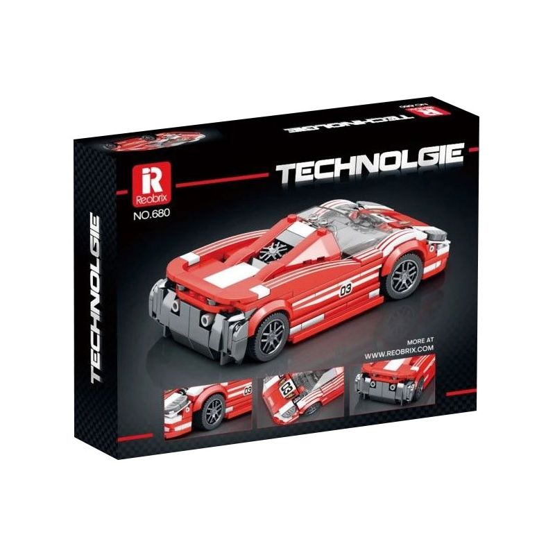 REOBRIX 680 non  PORSCHE 917 bộ đồ chơi xếp lắp ráp ghép mô hình Speed Champions Racing Cars Đua Xe Công Thức 355 khối