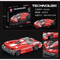 REOBRIX 680 non  PORSCHE 917 bộ đồ chơi xếp lắp ráp ghép mô hình Speed Champions Racing Cars Đua Xe Công Thức 355 khối