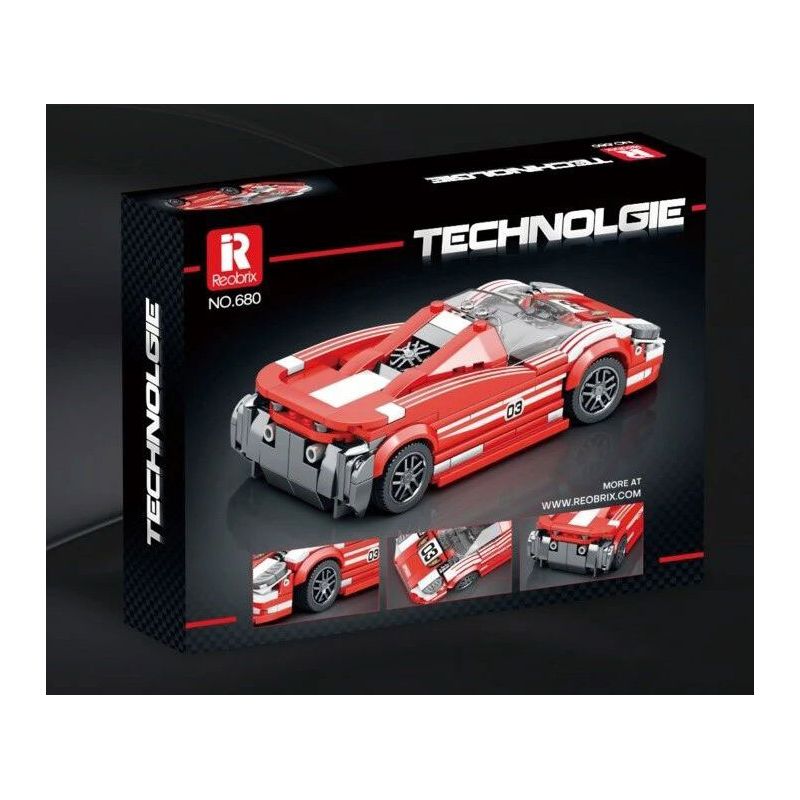 REOBRIX 680 non  PORSCHE 917 bộ đồ chơi xếp lắp ráp ghép mô hình Speed Champions Racing Cars Đua Xe Công Thức 355 khối