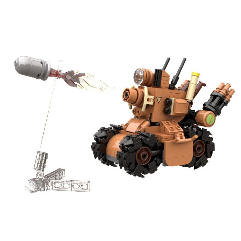 PANTASY 86232 non Lego XE TĂNG SV-001 LOẠI R bộ đồ chơi xếp lắp ráp ghép mô hình Metal Slug Trò Chơi 410 khối