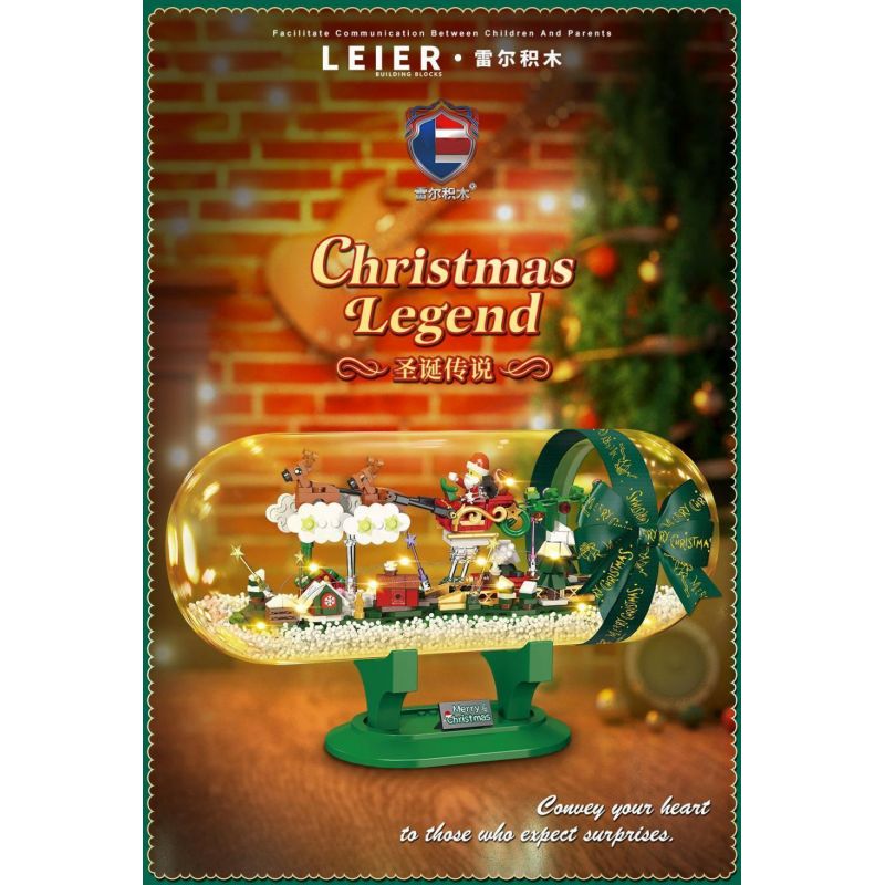 SHENZHEN RAEL ENTERTAINMENT 70011 non  HUYỀN THOẠI GIÁNG SINH bộ đồ chơi xếp lắp ráp ghép mô hình Christmas CHRISTMAS LEGEND