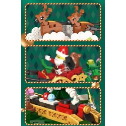 SHENZHEN RAEL ENTERTAINMENT 70011 non  HUYỀN THOẠI GIÁNG SINH bộ đồ chơi xếp lắp ráp ghép mô hình Christmas CHRISTMAS LEGEND