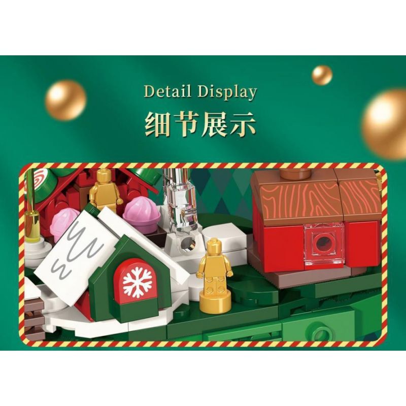 SHENZHEN RAEL ENTERTAINMENT 70011 non  HUYỀN THOẠI GIÁNG SINH bộ đồ chơi xếp lắp ráp ghép mô hình Christmas CHRISTMAS LEGEND