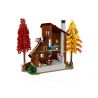 MorkModel 031073 Mork Model 031073 non  BIỆT THỰ NHÀ GỖ bộ đồ chơi xếp lắp ráp ghép mô hình FOREST CABIN 1668 khối