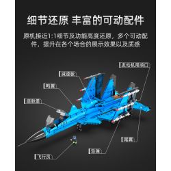 CADA DOUBLEE C56028 56028 non  MÁY BAY CHIẾN ĐẤU CÁ MẬP J-15 bộ đồ chơi xếp lắp ráp ghép mô hình  Kỹ Thuật Công Nghệ Cao Mô Hình Phương Tiện 1481 khối