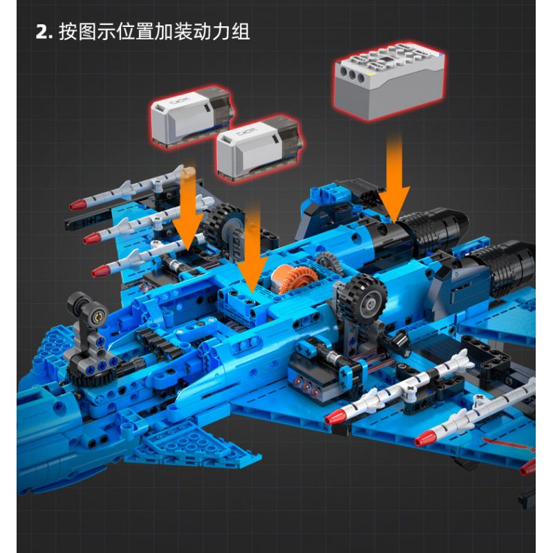 CADA DOUBLEE C56028 56028 non  MÁY BAY CHIẾN ĐẤU CÁ MẬP J-15 bộ đồ chơi xếp lắp ráp ghép mô hình  Kỹ Thuật Công Nghệ Cao Mô Hình Phương Tiện 1481 khối