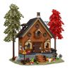 MorkModel 031072 Mork Model 031072 non  KIYA HAI bộ đồ chơi xếp lắp ráp ghép mô hình FOREST CABIN 1643 khối