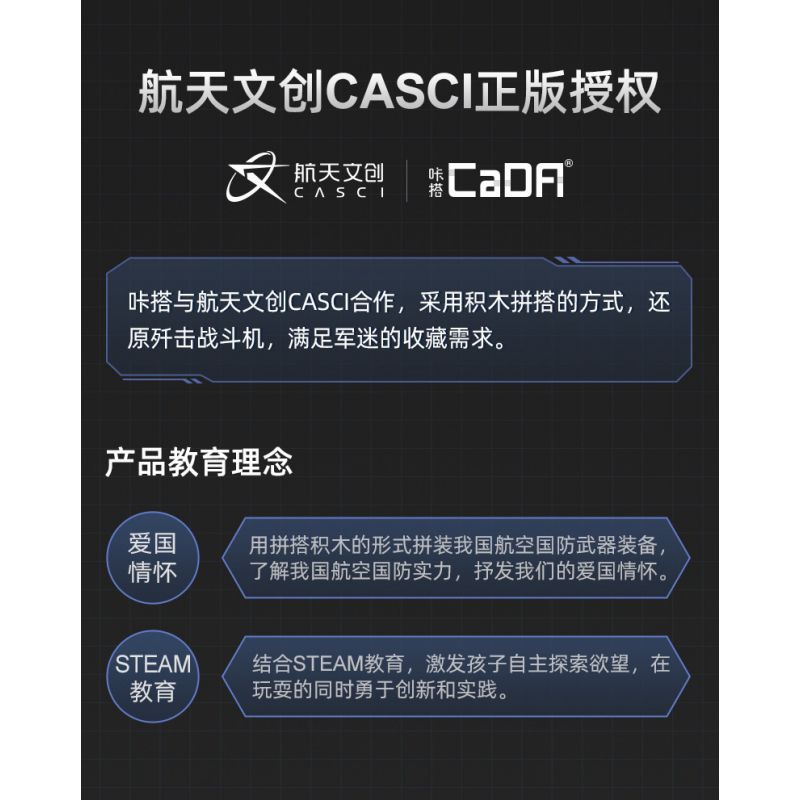 CADA DOUBLEE C56028 56028 non  MÁY BAY CHIẾN ĐẤU CÁ MẬP J-15 bộ đồ chơi xếp lắp ráp ghép mô hình  Kỹ Thuật Công Nghệ Cao Mô Hình Phương Tiện 1481 khối