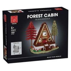 MorkModel 031071 Mork Model 031071 non  CABIN TAM GIÁC bộ đồ chơi xếp lắp ráp ghép mô hình FOREST CABIN 1689 khối