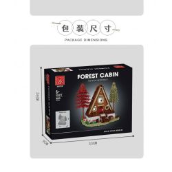 MorkModel 031071 Mork Model 031071 non  CABIN TAM GIÁC bộ đồ chơi xếp lắp ráp ghép mô hình FOREST CABIN 1689 khối
