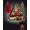MorkModel 031071 Mork Model 031071 non  CABIN TAM GIÁC bộ đồ chơi xếp lắp ráp ghép mô hình FOREST CABIN 1689 khối