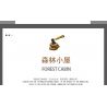 MorkModel 031071 Mork Model 031071 non  CABIN TAM GIÁC bộ đồ chơi xếp lắp ráp ghép mô hình FOREST CABIN 1689 khối
