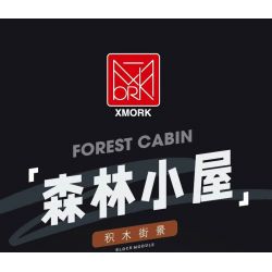 MorkModel 031071 Mork Model 031071 non  CABIN TAM GIÁC bộ đồ chơi xếp lắp ráp ghép mô hình FOREST CABIN 1689 khối