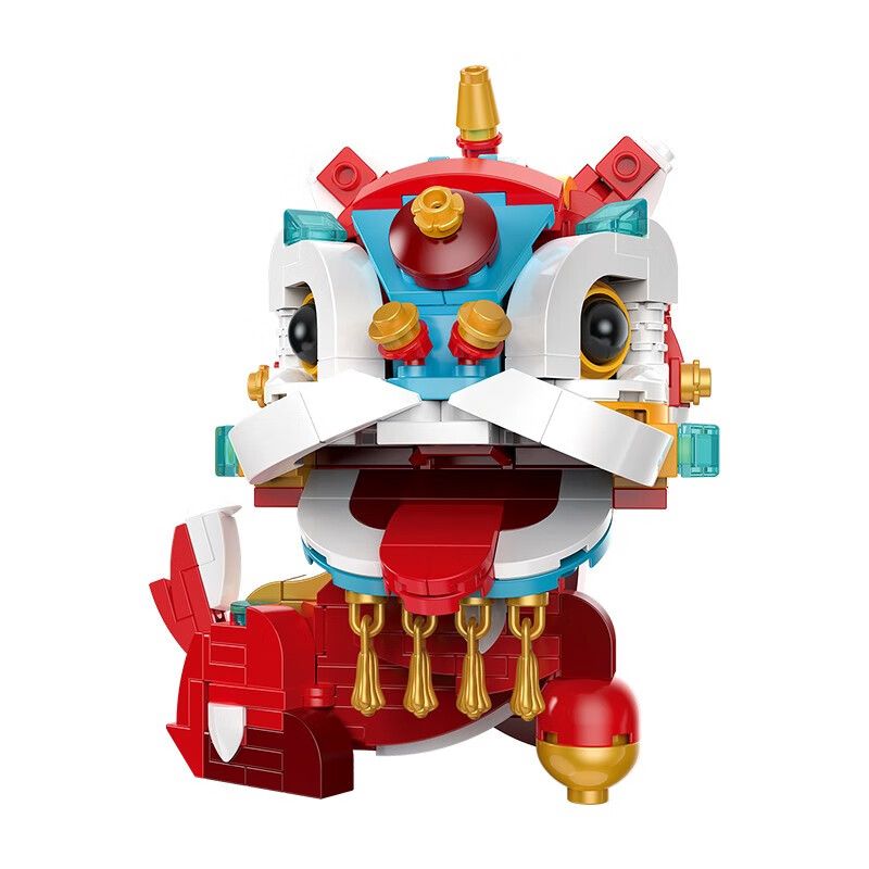 JAKI JK5131 5131 non Lego MÚA SƯ TỬ QUỐC TRIỀU NAFU bộ đồ chơi xếp lắp ráp ghép mô hình Creator Sáng Tạo