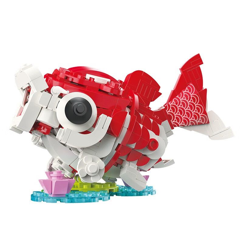 JAKI JK5130 5130 non Lego KOI MAY MẮN THỦY TRIỀU QUỐC GIA bộ đồ chơi xếp lắp ráp ghép mô hình Creator Sáng Tạo