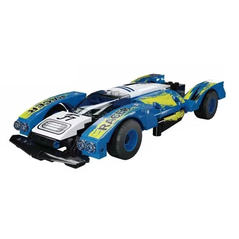 K BOX 10280 non Lego XE LÙI LIGHTSPEED BLUE CAT F1 bộ đồ chơi xếp lắp ráp ghép mô hình Technic RAPDLY FORMULA RACING Kỹ Thuật Công Nghệ Cao Mô Hình Phương Tiện