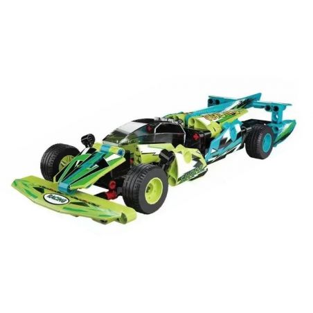 K BOX 10274 non  XE KÉO F1 MÀU XANH TÁO bộ đồ chơi xếp lắp ráp ghép mô hình  RAPDLY FORMULA RACING Kỹ Thuật Công Nghệ Cao Mô Hình Phương Tiện